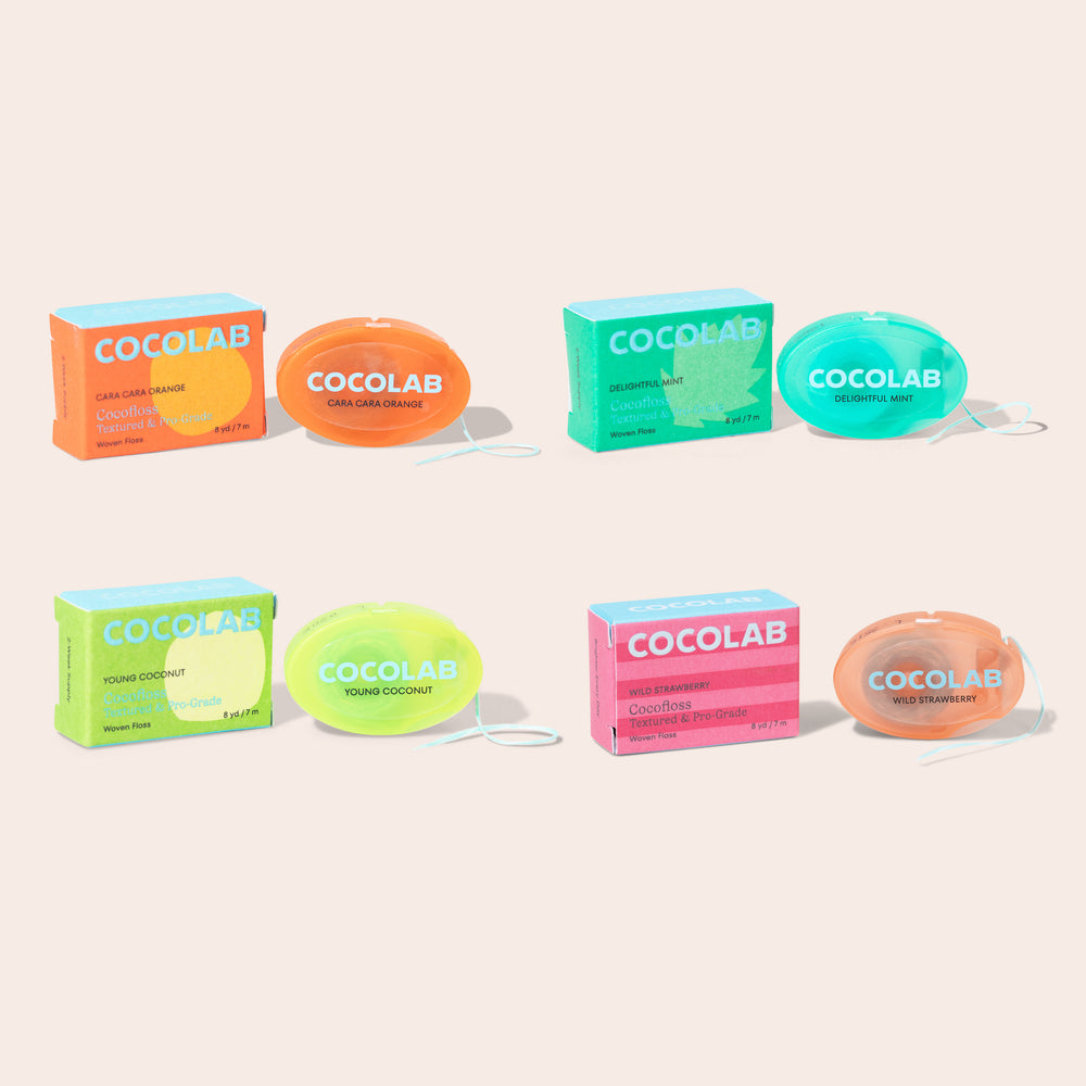 Cocofloss Mini, 8 yd — 40 Pack – COCOLAB PRO