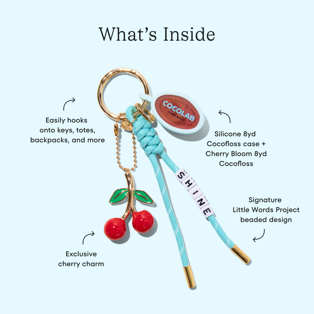 Cherry Bloom Bag Charm 5 Pack