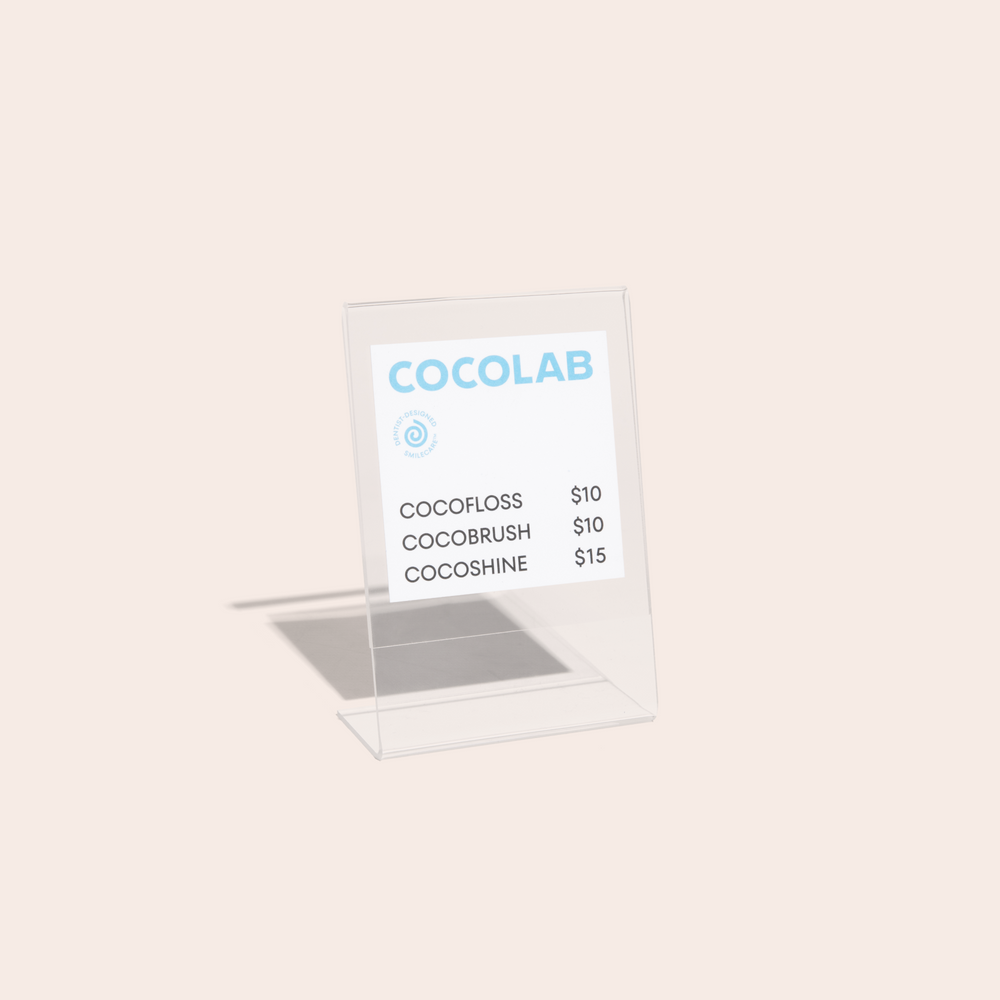 Merch Cost Sign Price Sign – COCOLAB PRO