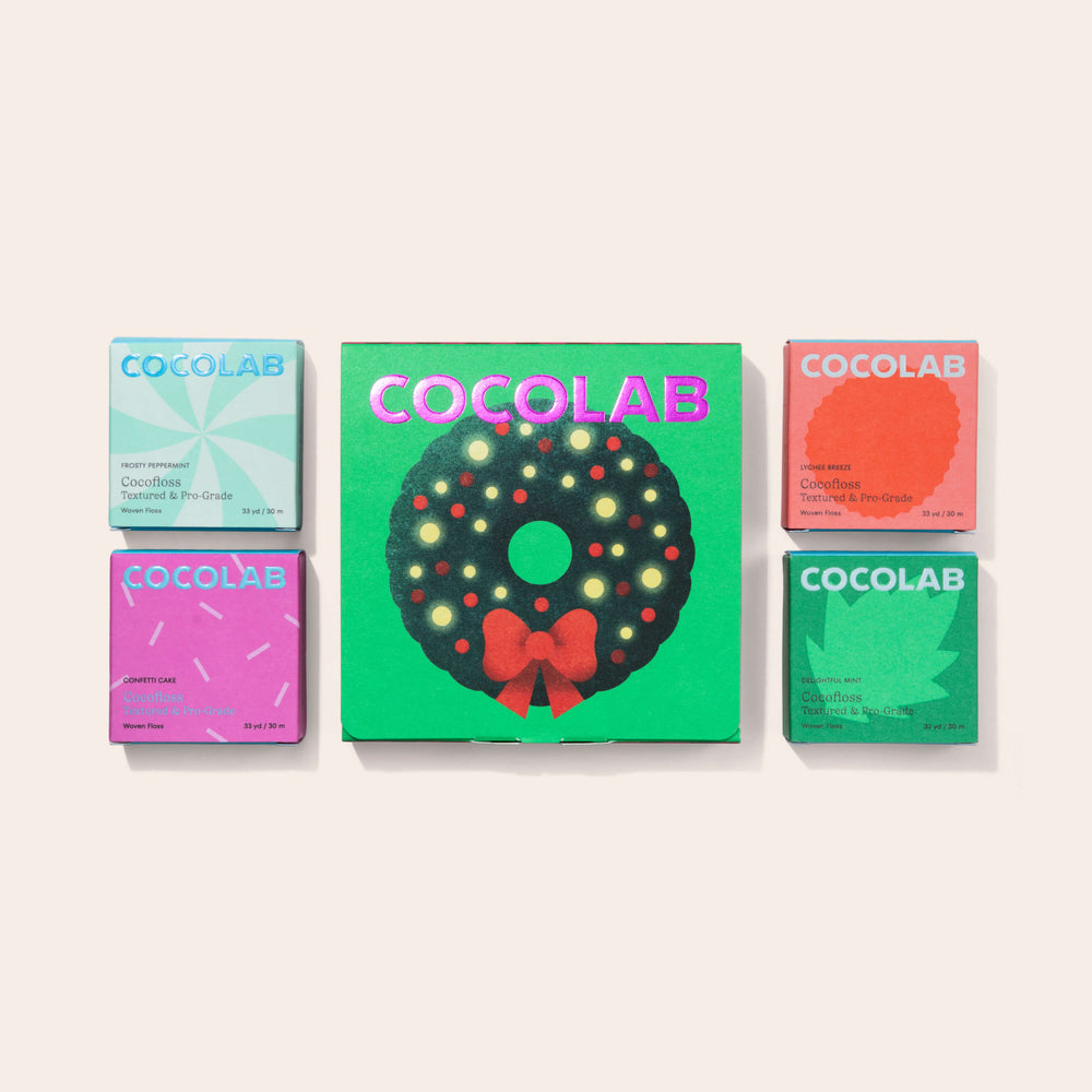 Holly & Jolly Floss Set — 4 Pack