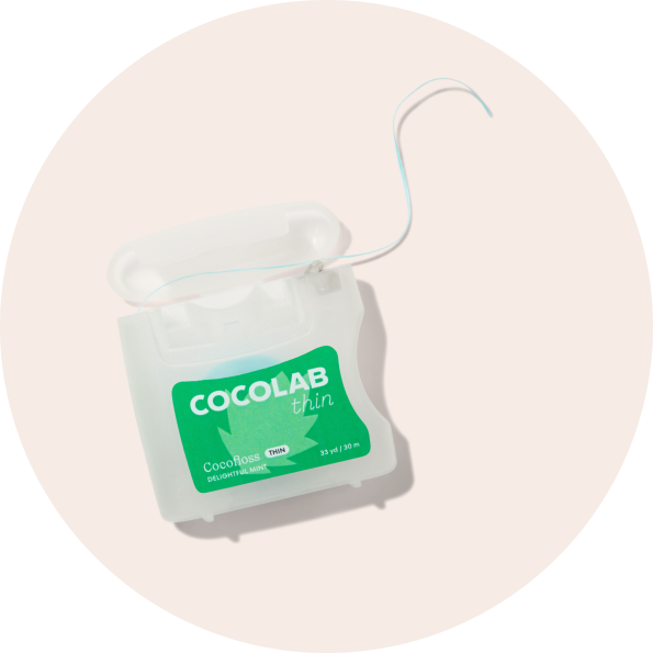Cocofloss Thin, 33 yd — 20 Pack